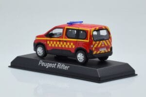 Peugeot Rifter Sapeurs Pompiers Roșu Norev 1:43 479071 Metal - imaginea 3 din 4