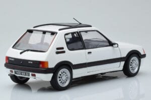 Peugeot 205 GTi 1.6 Alb Norev 1:18 184849 Metal - imaginea 3 din 8