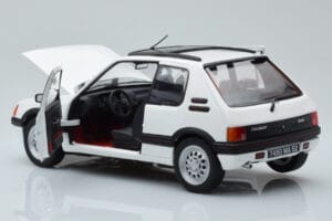 Peugeot 205 GTi 1.6 Alb Norev 1:18 184849 Metal - imaginea 5 din 8
