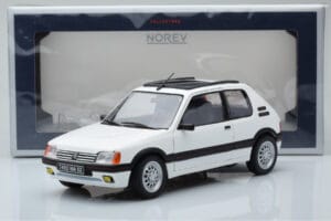 Peugeot 205 GTi 1.6 Alb Norev 1:18 184849 Metal - imaginea 8 din 8