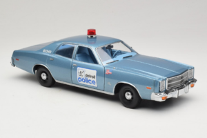 Plymouth Fury Beverly Hills PD Albastru GreenLight 1:18 19069 Metal - imaginea 6 din 8