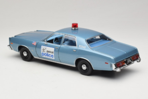 Plymouth Fury Beverly Hills PD Albastru GreenLight 1:18 19069 Metal - imaginea 7 din 8