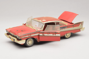 Plymouth Fury Roșu Christine Versiune Murdară Auto World 1:18 AWSS119/06 Metal - imaginea 2 din 8