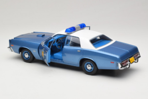 Plymouth Fury Police Pursuit Smokey and the Bandit GreenLight 1:18 19044 Metal - imaginea 5 din 8