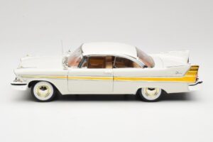 Plymouth Fury Alb Anson 1:18 30398 Metal - imaginea 4 din 8