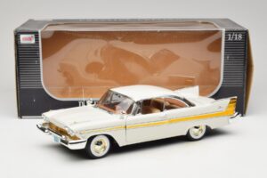 Plymouth Fury Alb Anson 1:18 30398 Metal - imaginea 8 din 8