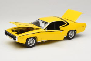 Plymouth Satellite Daisy Dukes of Hazzard Auto World 1:18 AWSS105/06 Metal - imaginea 2 din 8
