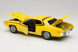 Plymouth Satellite Daisy Dukes of Hazzard Auto World 1:18 AWSS105/06 Metal - imaginea 5 din 8