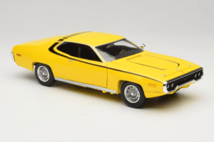 Plymouth Satellite Daisy Dukes of Hazzard Auto World 1:18 AWSS105/06 Metal - imaginea 6 din 8