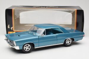 Pontiac GTO Hurst Edition Albastru Maisto 1:18 531885 Metal - imaginea 8 din 8