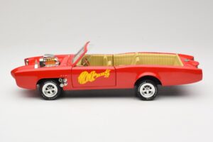 Pontiac GTO Monkeemobile Roșu ERTL 1:18 33150 Metal - imaginea 4 din 8