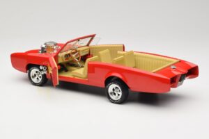 Pontiac GTO Monkeemobile Roșu ERTL 1:18 33150 Metal - imaginea 5 din 8