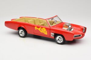 Pontiac GTO Monkeemobile Roșu ERTL 1:18 33150 Metal - imaginea 6 din 8
