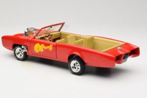 Pontiac GTO Monkeemobile Roșu ERTL 1:18 33150 Metal - imaginea 7 din 8