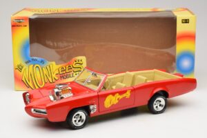 Pontiac GTO Monkeemobile Roșu ERTL 1:18 33150 Metal - imaginea 8 din 8
