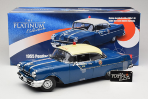 Pontiac Star Chief Mașină de Poliție Sun Star 1:18 5046 Metal - imaginea 6 din 6