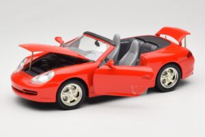Porsche 911 996 Cabriolet Roșu Mira 1:18 6930 Metal - imaginea 2 din 8