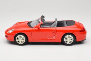 Porsche 911 996 Cabriolet Roșu Mira 1:18 6930 Metal - imaginea 4 din 8