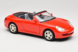 Porsche 911 996 Cabriolet Roșu Mira 1:18 6930 Metal - imaginea 6 din 8