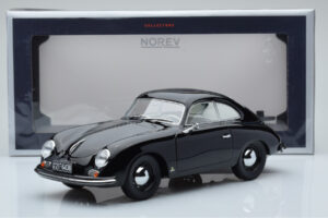 Porsche 356 Negru Norev 1:18 187451 Metal - imaginea 6 din 6
