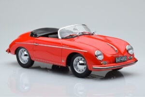 Porsche 356 Speedster Roșu Norev 1:18 187461 Metal - imaginea 4 din 6