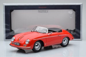 Porsche 356 Speedster Roșu Norev 1:18 187461 Metal - imaginea 6 din 6
