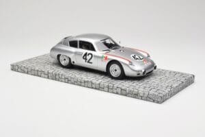 Porsche 356B 1600 GS Carrera GTL Abarth #42 H. Herrmann / H. Linge Targa Florio 1962 Minichamps 1:18 107626842 Rășină - imaginea 4 din 6