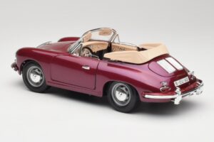 Porsche 356B Cabriolet Vânătă Bburago 1:18 3021-M4 Metal - imaginea 7 din 8