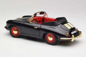 Porsche 356B Cabriolet Negru Bburago 1:18 3031D Metal - imaginea 7 din 8