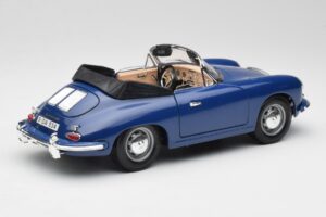 Porsche 356B Cabriolet Albastru Bburago 1:18 3051 Metal - imaginea 3 din 8