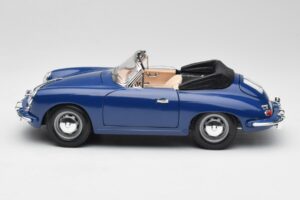 Porsche 356B Cabriolet Albastru Bburago 1:18 3051 Metal - imaginea 4 din 8