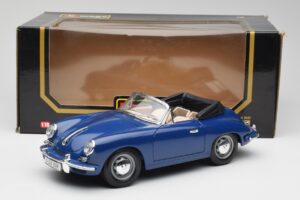 Porsche 356B Cabriolet Albastru Bburago 1:18 3051 Metal - imaginea 8 din 8
