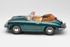 Porsche 356B Cabriolet Verde Bburago 1:18 3051-M1 Metal - imaginea 4 din 8