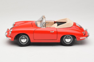 Porsche 356B Cabriolet Roșu Tchibo 1:18 45703 Metal - imaginea 4 din 8
