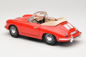 Porsche 356B Cabriolet Roșu Tchibo 1:18 45703 Metal - imaginea 7 din 8