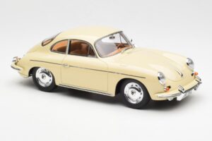 Porsche 356B Carrera 2 Fildeș GT Spirit 1:18 GT010ZM Rășină - imaginea 4 din 6