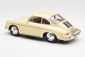 Porsche 356B Carrera 2 Fildeș GT Spirit 1:18 GT010ZM Rășină - imaginea 5 din 6