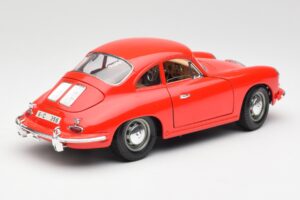 Porsche 356B Roșu Bburago 1:18 3021 Metal - imaginea 3 din 8