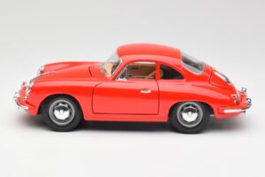 Porsche 356B Roșu Bburago 1:18 3021 Metal - imaginea 4 din 8