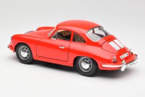 Porsche 356B Roșu Bburago 1:18 3021 Metal - imaginea 7 din 8