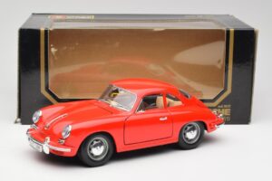 Porsche 356B Roșu Bburago 1:18 3021 Metal - imaginea 8 din 8
