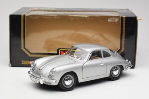 Porsche 356B Argintiu Bburago 1:18 3021-M1 Metal - imaginea 8 din 8