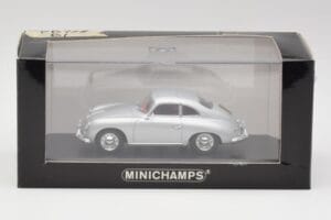 Porsche 356B Coupe Argintiu Minichamps 1:43 400064321 Metal - imaginea 4 din 4