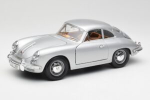 Porsche 356B Argintiu & Interior Maro Bburago 1:18 3021-M2 Metal
