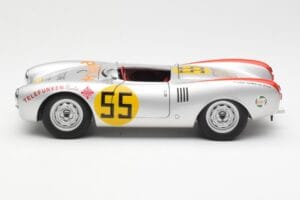 Porsche 550-1500 RS Spyder #55 H. Herrmann Carrera Panamericana 1954 AUTOart 1:18 85470 Metal - imaginea 4 din 8