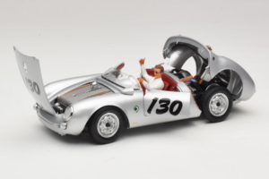 Porsche 550 A Spyder Little Bastard James Dean Schuco 1:18 450033200 Metal - imaginea 2 din 8