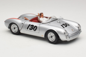 Porsche 550 A Spyder Little Bastard James Dean Schuco 1:18 450033200 Metal - imaginea 6 din 8
