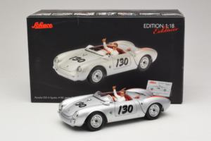 Porsche 550 A Spyder Little Bastard James Dean Schuco 1:18 450033200 Metal - imaginea 8 din 8