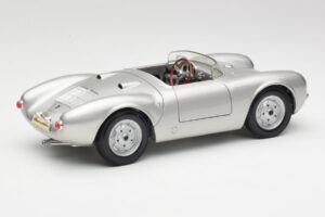 Porsche 550 A Spyder Argintiu Maisto 1:18 50314 Metal - imaginea 3 din 8