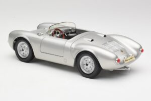 Porsche 550 A Spyder Argintiu Maisto 1:18 50314 Metal - imaginea 7 din 8